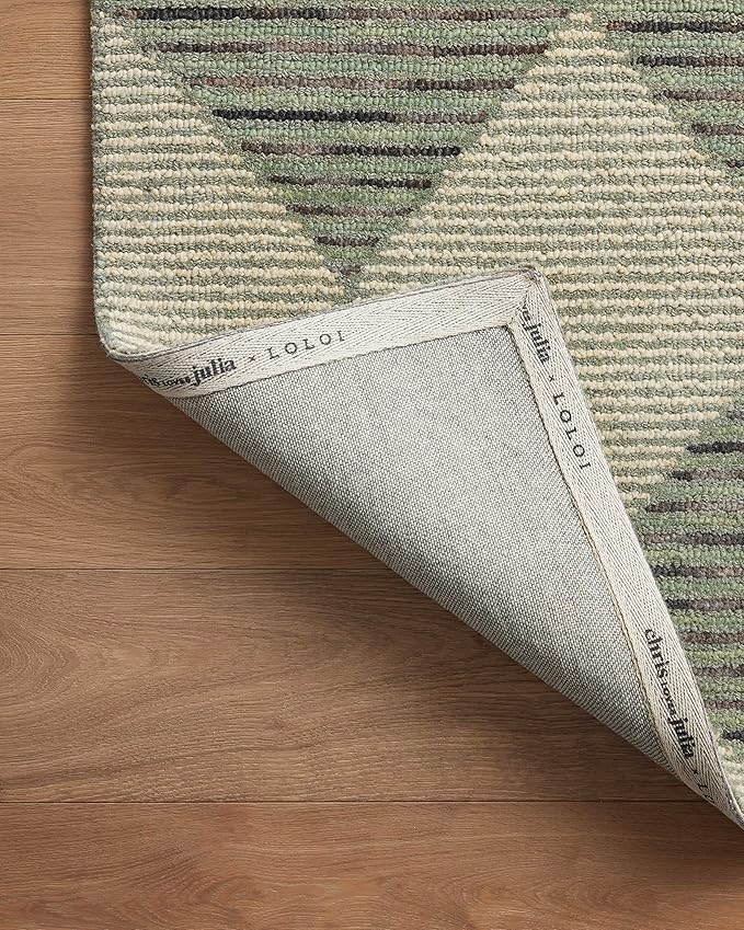 Loloi Chris Loves Julia Francis Collection FRA-01 Spa/Granite 2'-6" x 9'-9" Runner Rug