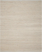 SAFAVIEH Cape Cod Collection 6' x 9' Silver / Natural CAP821J Handmade Flatweave Jute Area Rug