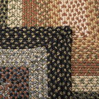 SAFAVIEH Washable Rug Outdoor Braided Collection - 5' x 8', Multi, Handmade & Reversible, Non-Shedding & Easy to Clean, Ideal for Patio, Backyard, Mudroom (BRD308A)