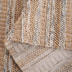 SAFAVIEH Natura Collection Area Rug - 5' x 8', Natural & Brown, Rustic Farmhouse Design, Handmade Wool & Jute, Ideal for The Living Room, Bedroom, Dining Room (NAT501T-5)