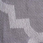 DII Modern Moroccan Cotton Blanket Throw with Fringe for Couch, Chair, Guest Room, Picnic, Camping, Beach, & Everyday Use, 50x60, Gray