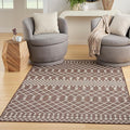 Nourison Home Positano Natural 5' x 7' Area Rug - Easy Clean, Non Shedding, Bed Room, Living Room, Dining Room, Kitchen (5' x 7')