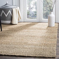 SAFAVIEH Natural Fiber Collection Area Rug - 5' x 8', Natural, Handmade Farmhouse Jute, Ideal for High Traffic Areas in Living Room, Bedroom (NF732A)