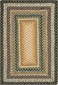 SAFAVIEH Washable Rug Outdoor Braided Collection - 2'6" x 4', Multi, Handmade & Reversible, Non-Shedding & Easy to Clean, Entryway, Front Door, Kitchen, Mudroom (BRD308A)