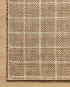 Loloi Chris Loves Julia Fletcher Collection FLE-01 Natural/Ivory 5'-0" x 7'-6", .37" Pile Height, Area Rug