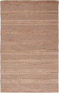 SAFAVIEH Natural Fiber Collection Area Rug - 6' x 9', Taupe & Natural, Handmade Boho Farmhouse Rustic Jute & Cotton Jute, Ideal for High Traffic Areas in Living Room, Bedroom (NFB653E)