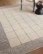 Loloi Chris Loves Julia Francis Collection FRA-02 Cream/Black 11'-6" x 15' Area Rug