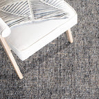 SAFAVIEH Natural Fiber Collection Accent Rug - 3' x 5', Charcoal & Natural, Handmade Woven Fringe Jute, Ideal for High Traffic Areas in Entryway, Living Room, Bedroom (NF826H)