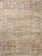 Loloi Amber Lewis Cambria Collection CBR-08 Ocean/Brick 2'-3" x 3'-9" Accent Rug Jute, Neutral, Vintage Style, Antique Tone, Living, Bedroom, Dining, Carpet
