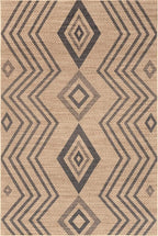nuLOOM 4' x 6' Easy-Jute Area Rug, Machine Washable, Non-Slip, for Living Room Bedroom Kids Room Nursery Home Decor, Kasie Natural