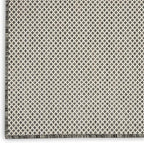 Nourison Home Courtyard Ivory Charcoal 7' x 10' Area Rug - Easy Clean, Non Shedding, Bed Room, Living Room, Dining Room, Kitchen (7' x 10')