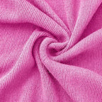 Vonty Hot Pink Knitted Blanket with Tassels Fringe 60" x 80", Super Soft Knit Throw Blanket, Farmhouse Decorative Lightweight Blanket for Couch, Sofa, Bed