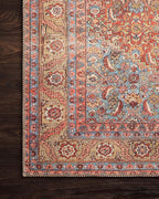 Loloi Loren Collection LQ-06 Red/Multi 5'-0" x 7'-6" Area Rug