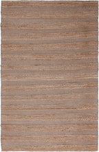 SAFAVIEH Natural Fiber Collection Accent Rug - 4' x 6', Grey & Natural, Handmade Boho Farmhouse Rustic Jute & Cotton Jute, Ideal for High Traffic Areas in Entryway, Living Room, Bedroom (NFB654F)