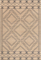 nuLOOM 5' x 8' Easy-Jute Area Rug, Machine Washable, Non-Slip, for Living Room Bedroom Kids Room Nursery Home Decor, Elin Natural