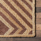 Rugs USA Dogwood Tiled Jute Area Rug, 5x8, Brown