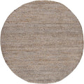SAFAVIEH Natural Fiber Collection Area Rug - 4' Round, Beige, Handmade Jute, Braided Woven Design, Ideal for Living Room, Bedroom (NF212B)