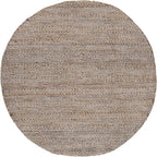 SAFAVIEH Natural Fiber Collection Area Rug - 4' Round, Beige, Handmade Jute, Braided Woven Design, Ideal for Living Room, Bedroom (NF212B)
