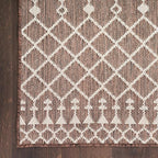 Nourison Home Positano Natural 8' x 10' Area Rug - Easy Clean, Non Shedding, Bed Room, Living Room, Dining Room, Kitchen (8' x 10')