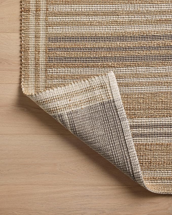 Loloi Chris Loves Julia Judy Collection JUD-03 Natural/Dove 5'-0" x 7'-6" Area Rug