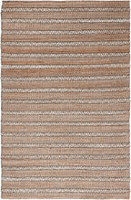 SAFAVIEH Natural Fiber Collection Accent Rug - 4' x 6', Olive & Natural, Handmade Flat Weave Stripe Jute & Cotton Jute, Ideal for High Traffic Areas in Entryway, Living Room, Bedroom (NFB655X)