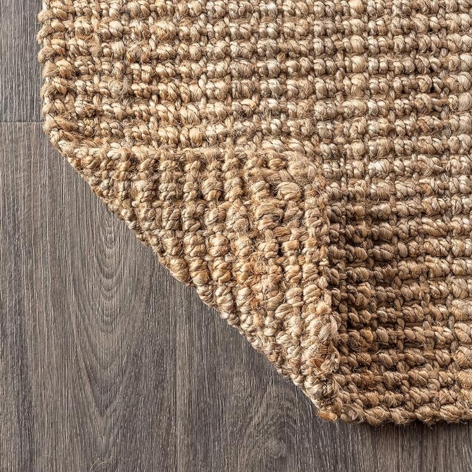 JONATHAN Y Pata Hand Woven Chunky Jute Natural Indoor Area Rug, 12x15, Bohemian, Rustic, Cottage, Easy-Cleaning for Living Room, Bedroom, Kitchen, Non-Shedding (NRF102A-15)
