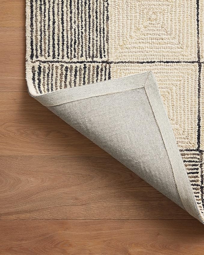 Loloi Chris Loves Julia Francis Collection FRA-02 Cream/Black 8'-6" x 12' Area Rug