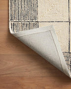 Loloi Chris Loves Julia Francis Collection FRA-02 Cream/Black 5'-0" x 7'-6" Area Rug