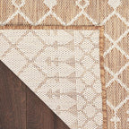 Nourison Home Positano Jute 7' x 10' Area Rug - Easy Clean, Non Shedding, Bed Room, Living Room, Dining Room, Kitchen (7' x 10')