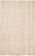 SAFAVIEH Natural Fiber Collection Area Rug - 6' x 9', Natural, Handmade Boho Farmhouse Woven Jute, Ideal for High Traffic Areas in Living Room, Bedroom (NF187A)