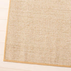 Martha Stewart SAFAVIEH x Collection Area Rug - 6' x 8', Beige & Ivory, Sisal & Jute, Ideal for Living Room, Bedroom, Dining Space (MSR9501C)