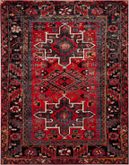 SAFAVIEH Area Rug 12x18 - Vintage Hamadan Collection - Large - Red & Multi, Traditional Persian Design, Non-Shedding & Easy to Clean, Ideal for Living Room, Bedroom, Dining Space (VTH211A)