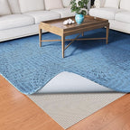 Non-Slip Rug Pad Gripper 6x9 Feet, Anti Skid Mat for Under Area Rugs, Keeps Rugs in Position and Safe, Thick Cushioned Carpet Pad for Hardwood Floors Protection