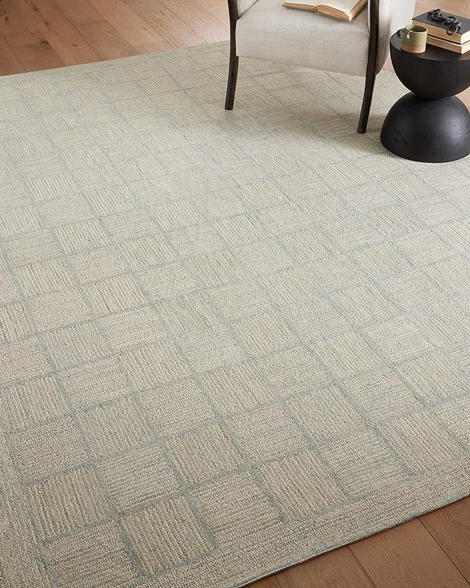 Loloi Chris Loves Julia Francis Collection FRA-03 Silver/Sky 2'-6" x 9'-9" Runner Rug
