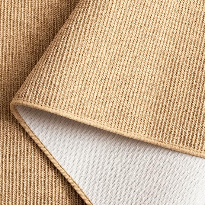 Martha Stewart x SAFAVIEH Area Rug Collection - 1'10" x 5', Natural Brown, Sisal & Jute, Farmhouse Style, Ideal for Front Door, Entryway, Accent Space (MSR9501A)