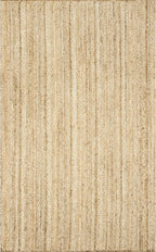 nuLOOM 5x8 Rigo Jute Hand Woven Area Rug, Natural, Solid Farmhouse Design, Natural Fiber, For Bedroom, Living Room, Dining Room, Hallway, Office, Kitchen, Entryway