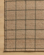 Loloi Chris Loves Julia Fletcher Collection FLE-01 Natural/Olive 7'-9" x 9'-9", .37" Pile Height, Area Rug