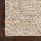 nuLOOM 12x15 Elfriede Jute & Cotton Hand Woven Area Rug, Natural, Solid Rustic Farmhouse Style, Weaved Design, Natural Fiber, For Bedroom, Living Room, Dining Room, Hallway, Office, Entryway