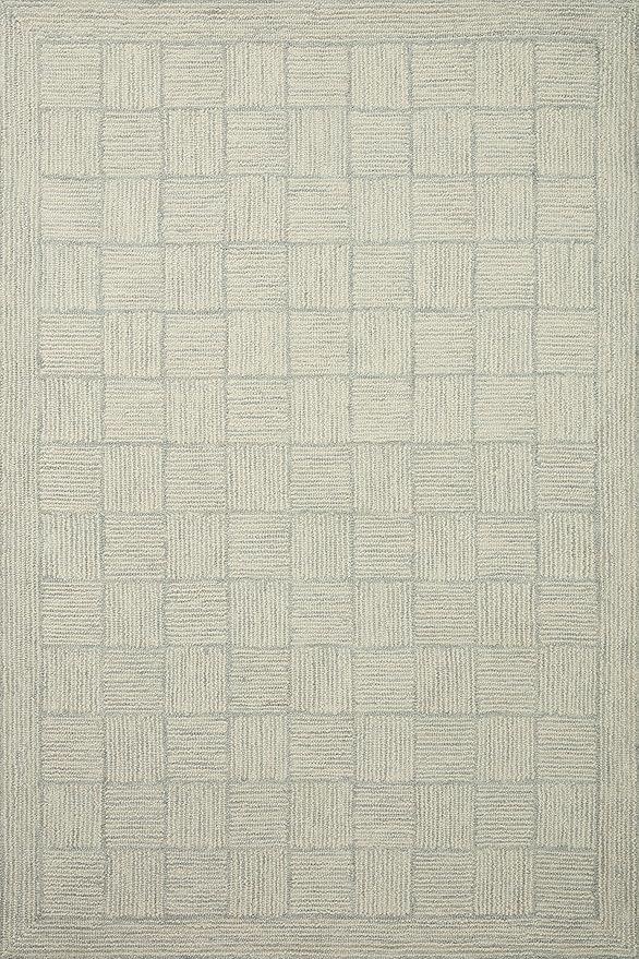 Loloi Chris Loves Julia Francis Collection FRA-03 Silver/Sky 2'-6" x 9'-9" Runner Rug