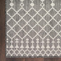 Nourison Home Positano Charcoal 7' x 10' Area Rug - Easy Clean, Non Shedding, Bed Room, Living Room, Dining Room, Kitchen (7' x 10')