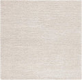 SAFAVIEH Natura Collection Area Rug - 8' Square, Grey & Ivory, Handmade Wool Blend, Textured Design, Ideal for Living Room, Bedroom, Dining Space (NAT425F)