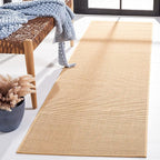 Martha Stewart x SAFAVIEH Area Rug Collection - 2'3" x 10' Runner, Natural Brown, Sisal & Jute, Farmhouse Style, Ideal for Living Room, Foyer, Bedroom, Hallway (MSR9501A)