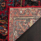 SAFAVIEH Vintage Hamadan Collection Runner Rug - 2'3" x 10', Red & Multi, Traditional Persian Design, Non-Shedding & Easy to Clean, Ideal for Hallway, Foyer, Entryway, Bedroom (VTH211A)