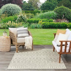 Nourison Home Positano Light Grey 9' x 12' Area Rug - Easy Clean, Non Shedding, Bed Room, Living Room, Dining Room, Kitchen (9' x 12')