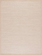 SAFAVIEH Area Rug 9x12 - Natural Fiber Collection - Large - Marble & Linen Color, Sisal, Woven Design with Border (NF143B)