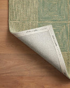 Loloi Chris Loves Julia Francis Collection FRA-02 Green/Natural 5'-0" x 7'-6" Area Rug