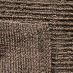 SAFAVIEH Area Rug 6x9 - Natural Fiber Collection - Brown, Handmade Jute, Farmhouse Style, Chunky Textured Thick Pile (NF447D)