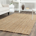 SAFAVIEH Natural Fiber Collection Accent Rug - 3' x 5', Natural, Handmade Farmhouse Jute, Ideal for High Traffic Areas in Entryway, Living Room, Bedroom (NF730C)