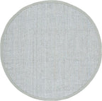 SAFAVIEH Natural Fiber Collection 9' Round Grey NF730F Handmade Farmhouse Premium Jute Area Rug