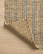 Loloi Chris Loves Julia Judy Collection JUD-04 Natural/Sky 2'-6" x 7'-6" Runner Rug